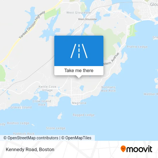Kennedy Road map