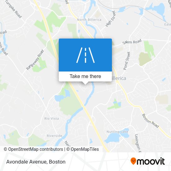 Mapa de Avondale Avenue