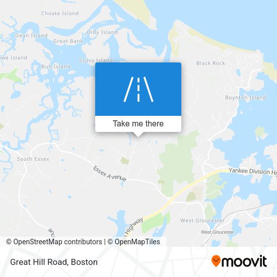 Mapa de Great Hill Road