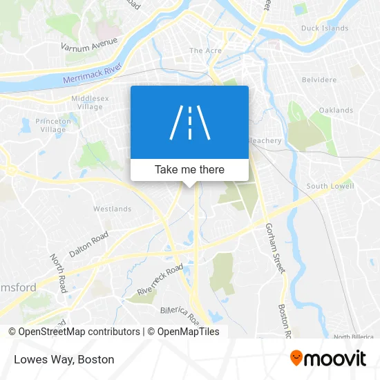 Lowes Way map