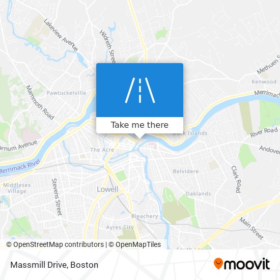 Mapa de Massmill Drive