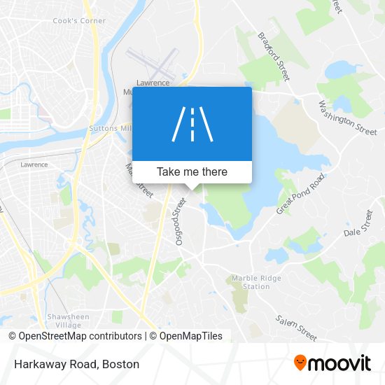 Mapa de Harkaway Road