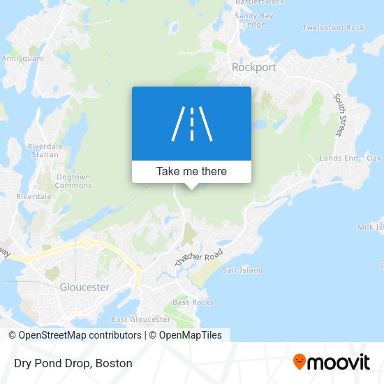 Mapa de Dry Pond Drop