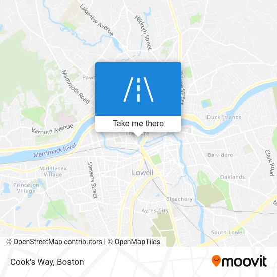 Mapa de Cook's Way
