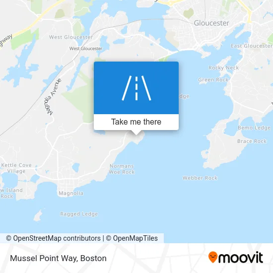 Mussel Point Way map