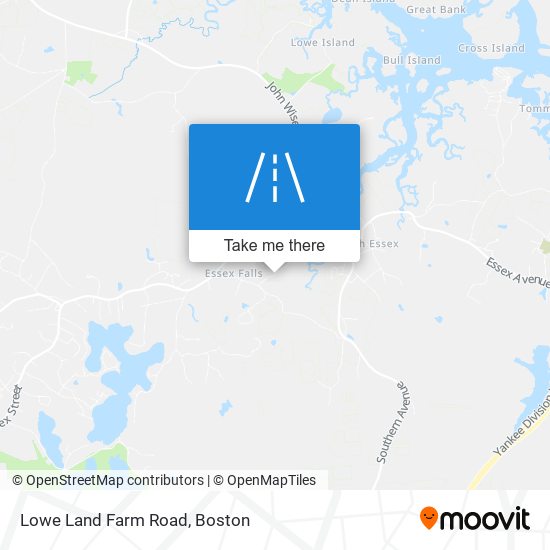 Mapa de Lowe Land Farm Road