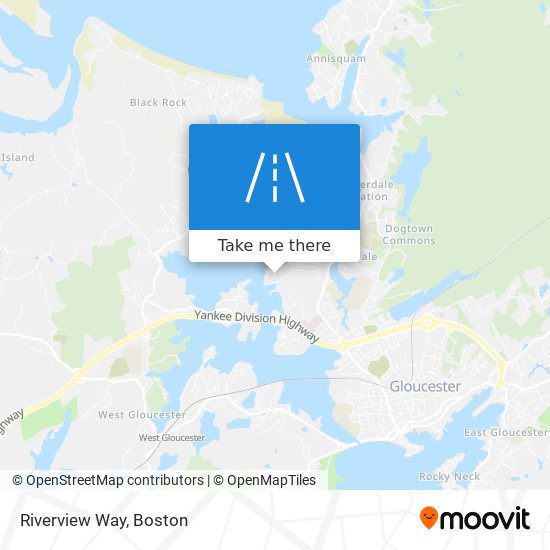 Riverview Way map