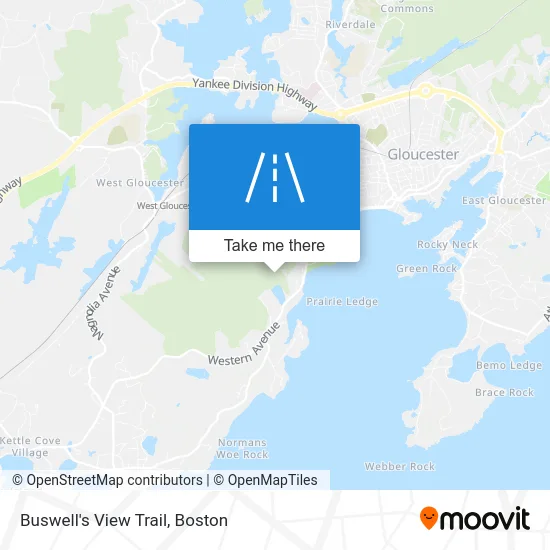 Buswell's View Trail map
