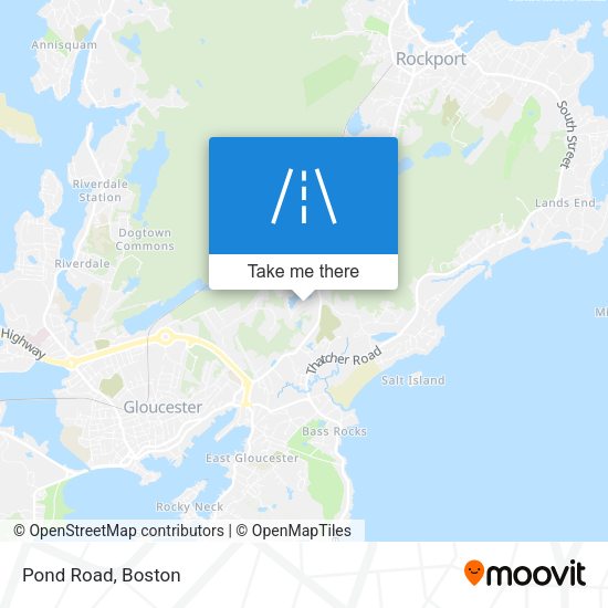 Mapa de Pond Road