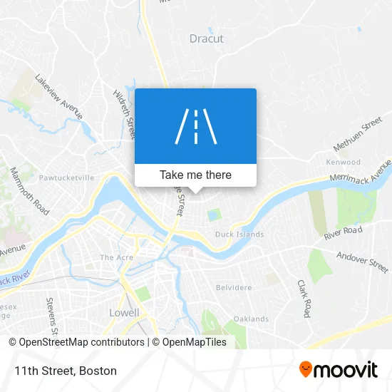 11th Street map