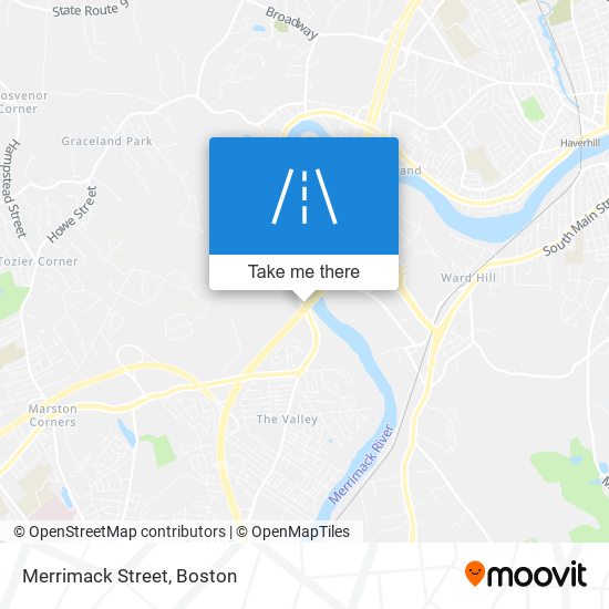 Merrimack Street map