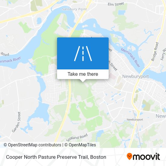 Cooper North Pasture Preserve Trail map