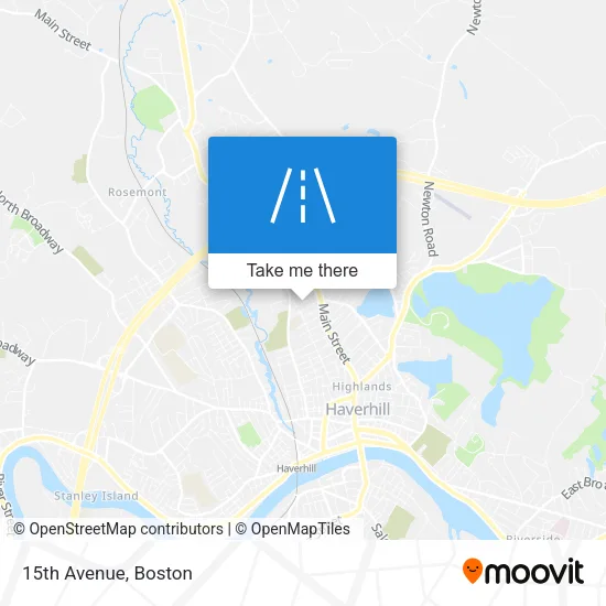 15th Avenue map