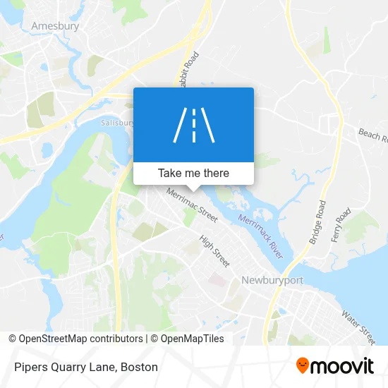 Pipers Quarry Lane map