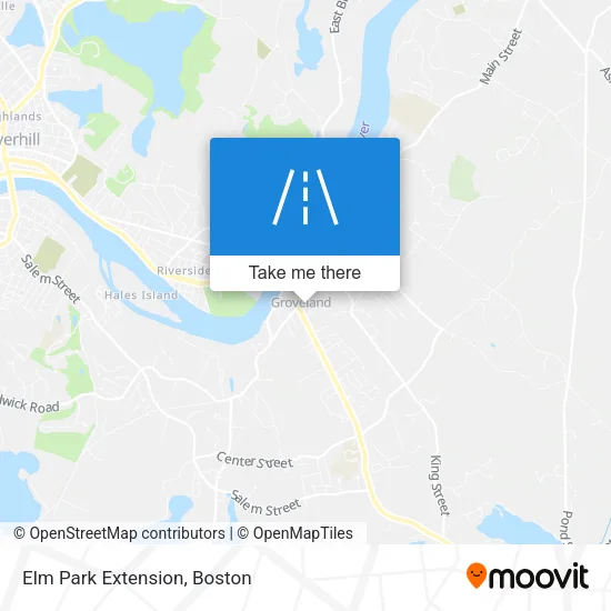 Elm Park Extension map