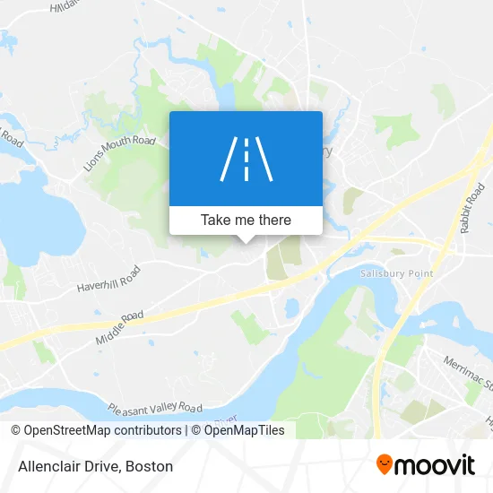 Allenclair Drive map