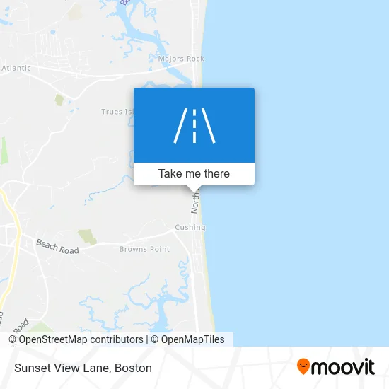 Sunset View Lane map