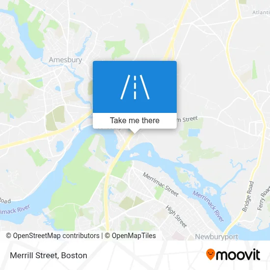 Merrill Street map