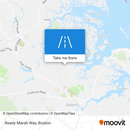 Ready Marsh Way map
