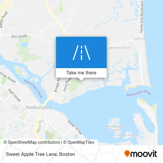 Sweet Apple Tree Lane map