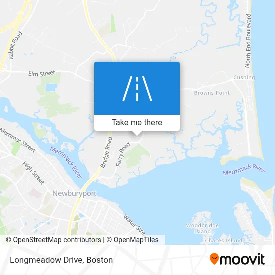 Longmeadow Drive map