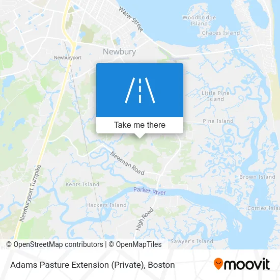 Adams Pasture Extension (Private) map