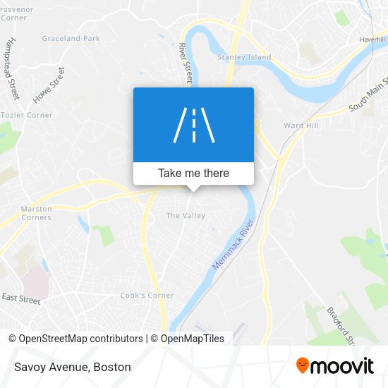 Mapa de Savoy Avenue