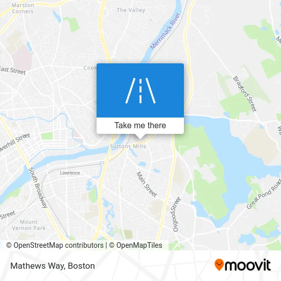 Mathews Way map