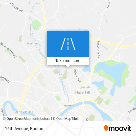 16th Avenue map