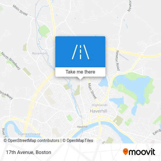 17th Avenue map