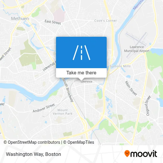 Washington Way map