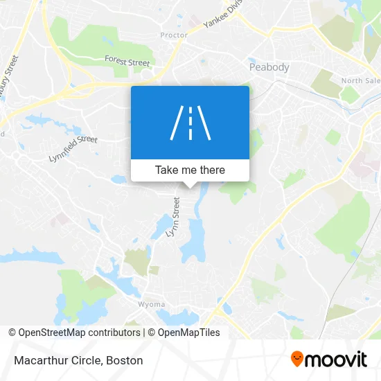 Macarthur Circle map