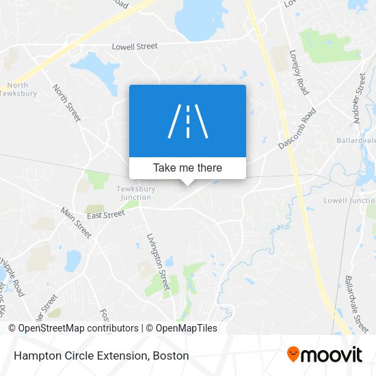 Hampton Circle Extension map