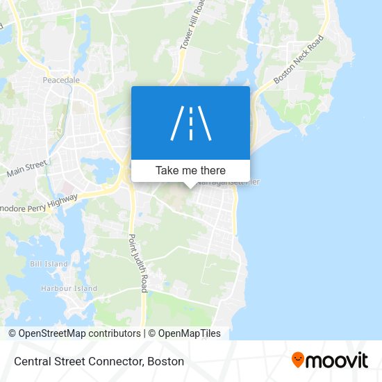 Central Street Connector map