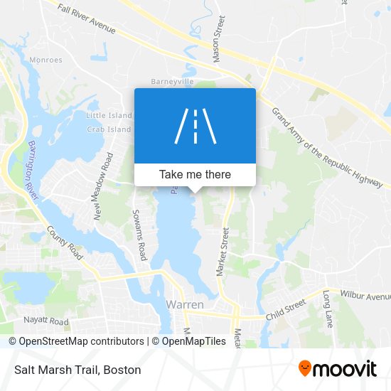 Salt Marsh Trail map