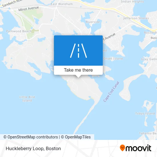 Huckleberry Loop map