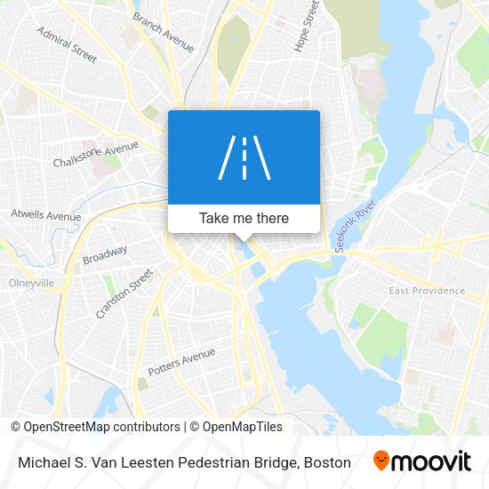 Mapa de Michael S. Van Leesten Pedestrian Bridge