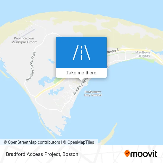 Bradford Access Project map