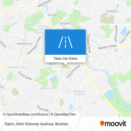 Saint John Vianney Avenue map