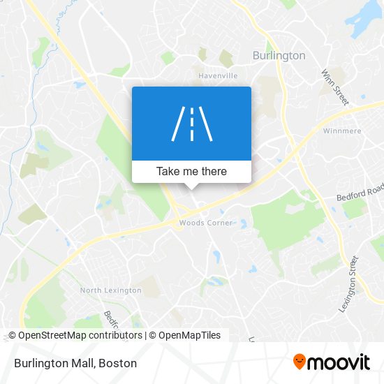 Mapa de Burlington Mall