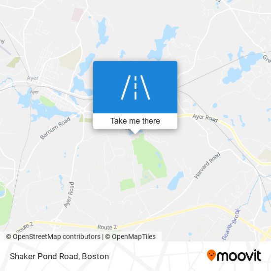 Mapa de Shaker Pond Road