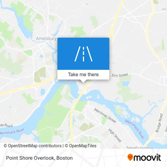 Point Shore Overlook map