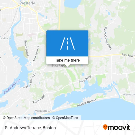 St Andrews Terrace map