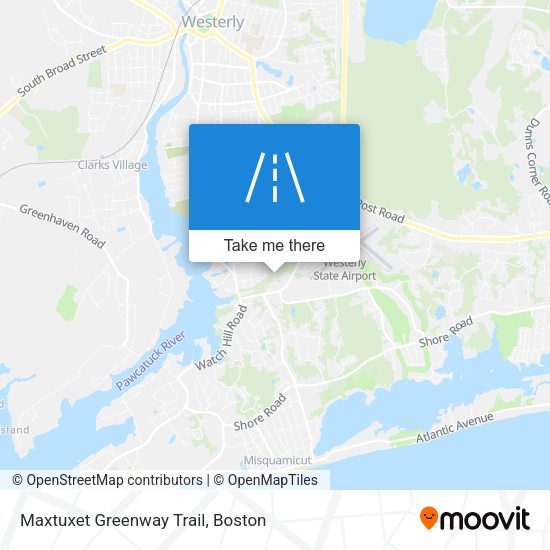 Maxtuxet Greenway Trail map