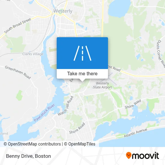 Benny Drive map