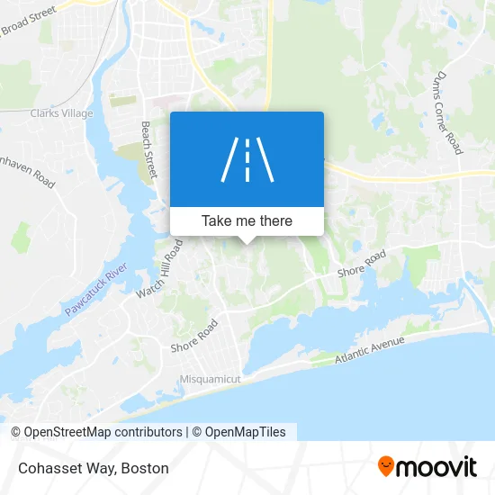 Cohasset Way map