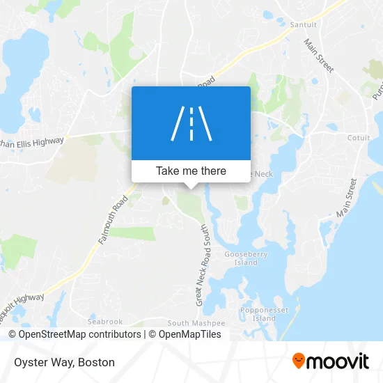 Oyster Way map