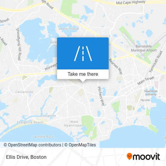 Ellis Drive map