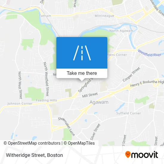 Witheridge Street map