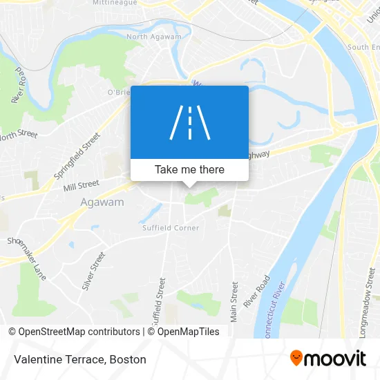 Valentine Terrace map